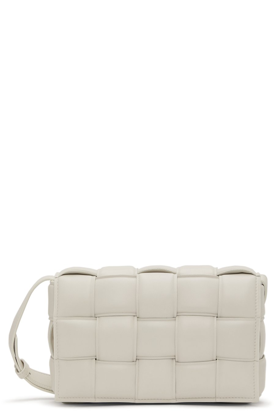 Bottega Veneta - Sac à bandoulière rembourré Cassette blanc cassé