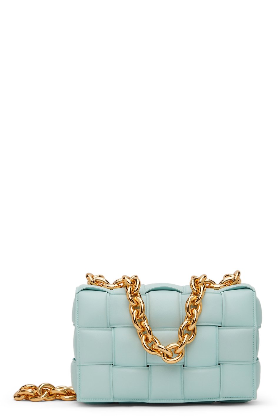Bottega Veneta - Sac rembourré Cassette bleu à chaine