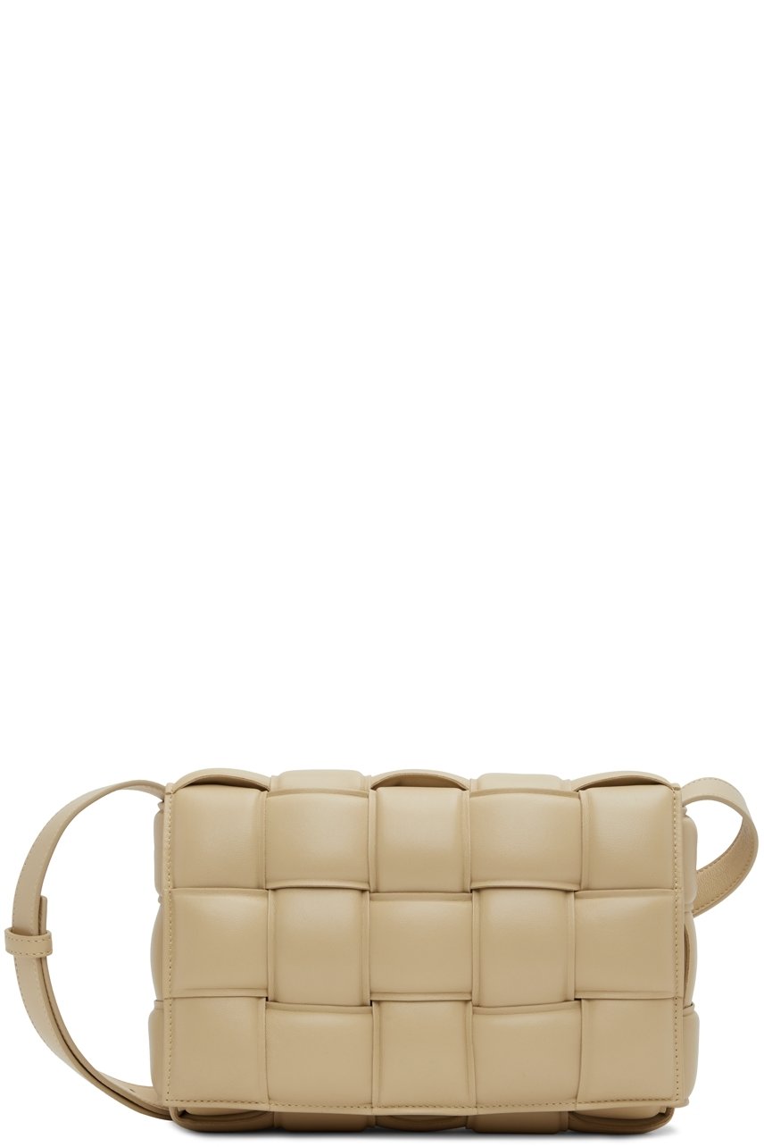 Bottega Veneta - Sac à bandoulière rembourré Cassette beige