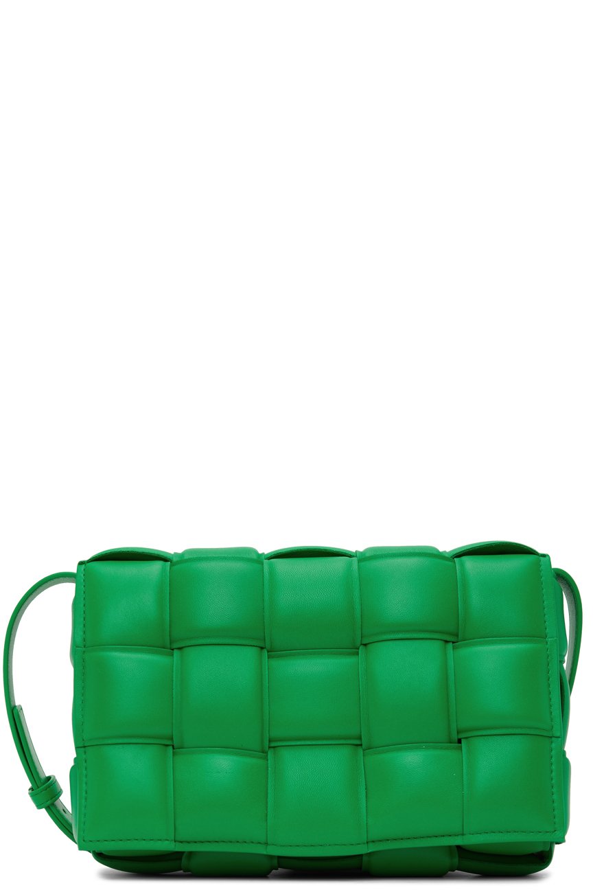 Bottega Veneta - Sac à bandoulière rembourré Cassette vert