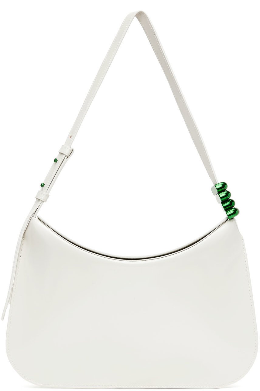 Bottega Veneta - Sac à bandoulière blanc à rabat
