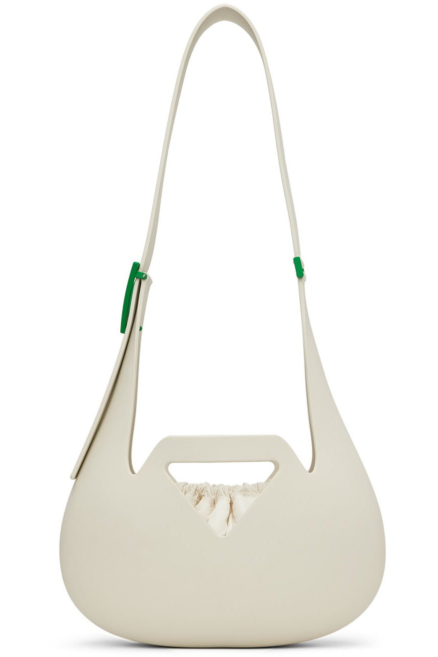 Bottega Veneta - Sac à bandoulière moulé blanc