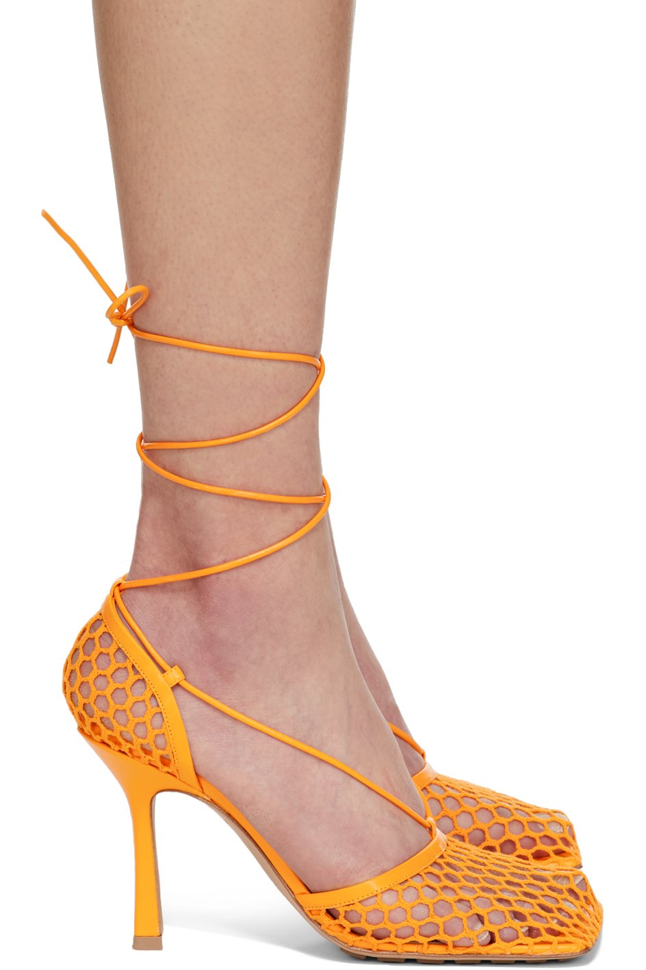 Bottega Veneta - Chaussures à talon haut orange