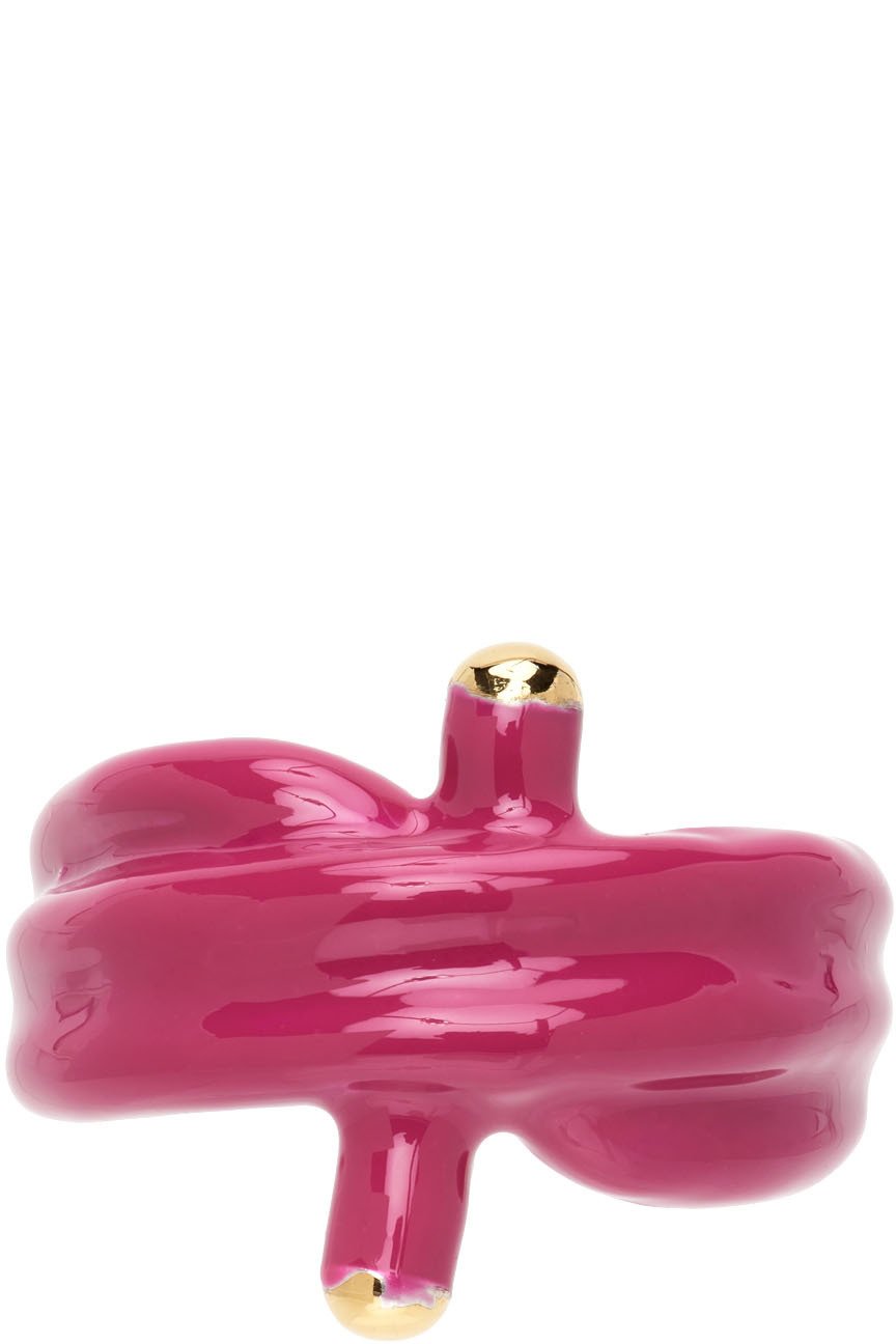 Marshall Columbia - SSENSE Exclusive Pink Alan Crocetti Edition Double Knot Ring