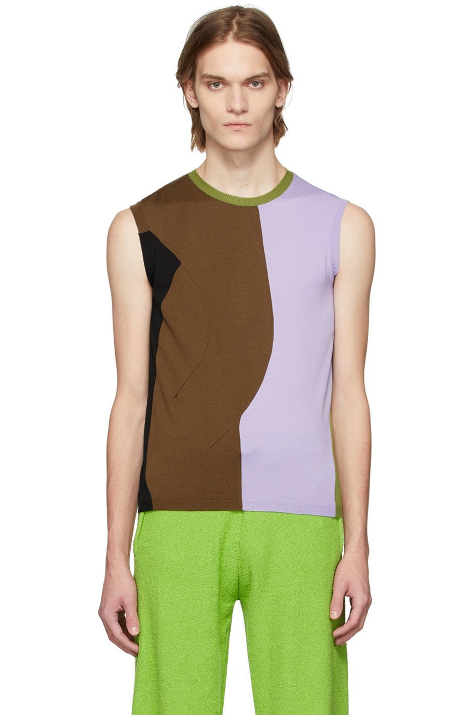 GAUCHERE - SSENSE Exclusive Multicolor Knit Tank Top