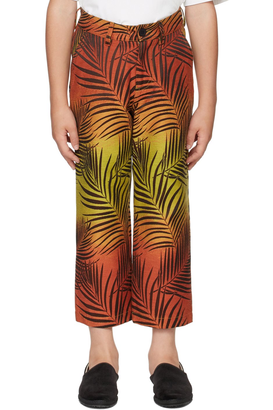 BO(Y)SMANS - Kids Orange & Green Tropical Trousers
