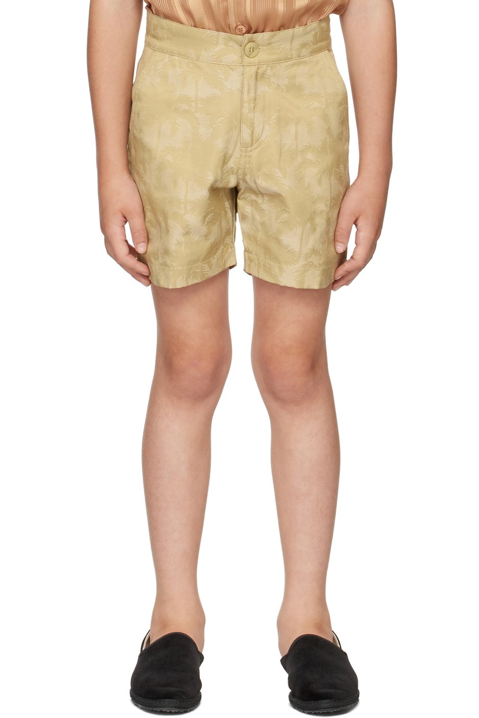 BO(Y)SMANS - Kids Beige Palm Shorts