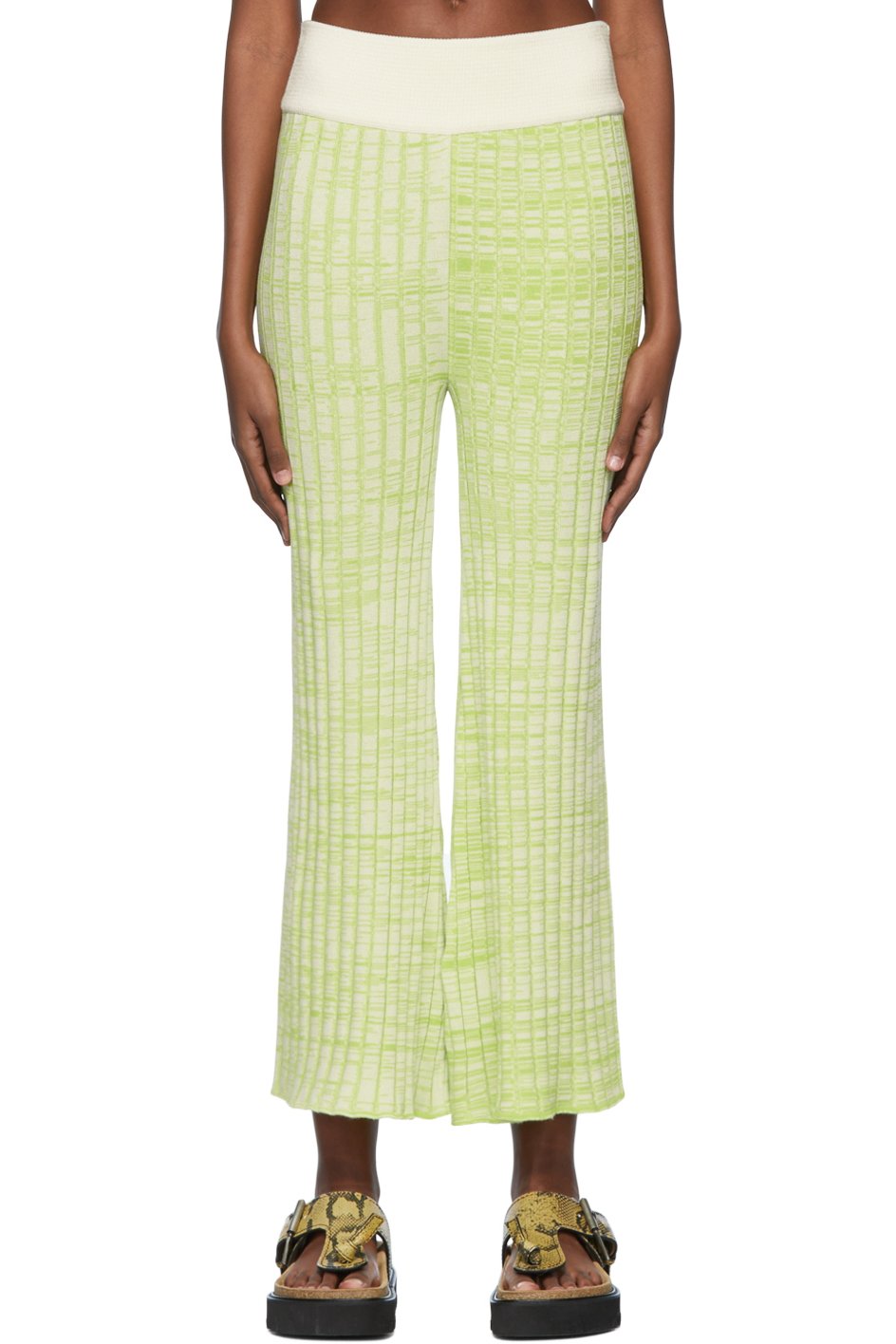 Valentine Witmeur Lab - Pantalon vert en viscose