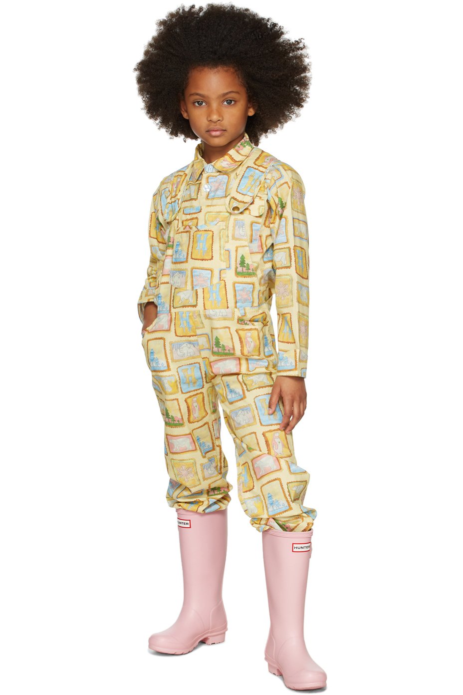HELMSTEDT - SSENSE Exclusive Kids Yellow Bella Overalls