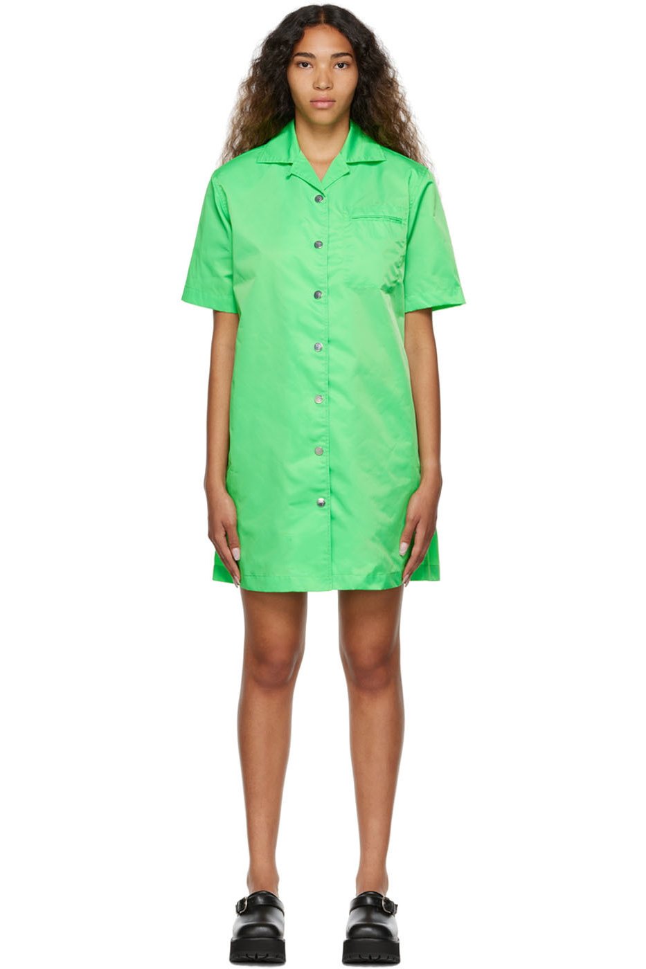 REMAIN Birger Christensen - Robe courte Storm verte