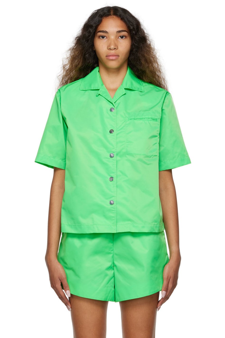 REMAIN Birger Christensen - Chemise Storm verte