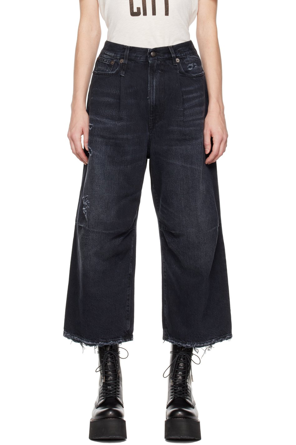 R13 - Jean ample noir