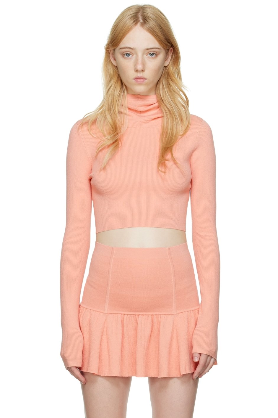 Live the Process - Pull à capuche de style passe-montagne Dormer rose