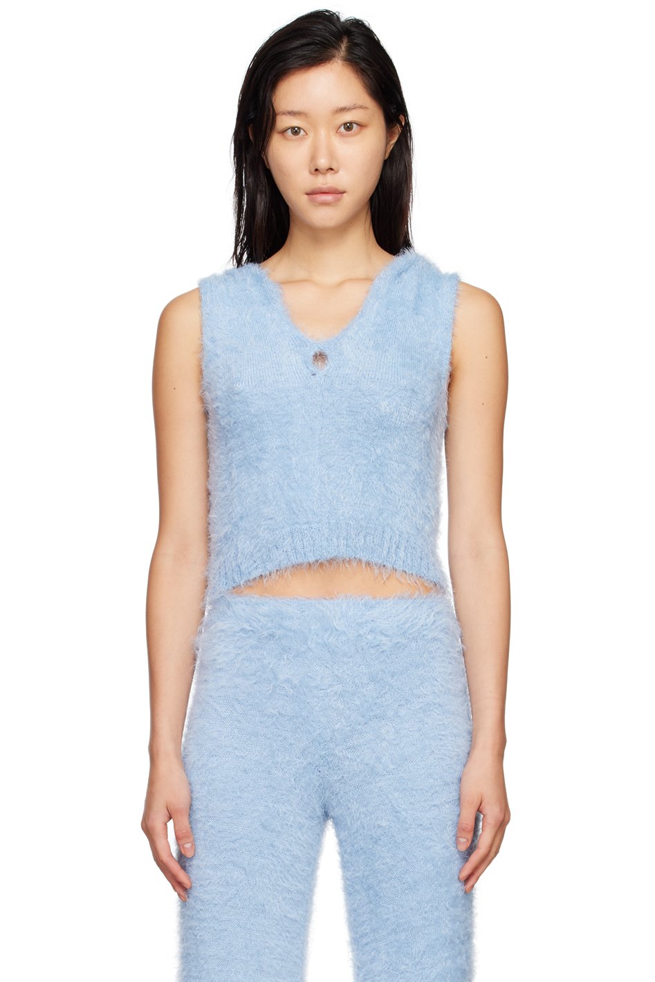 Chet Lo - Pull à capuche Mammoth bleu