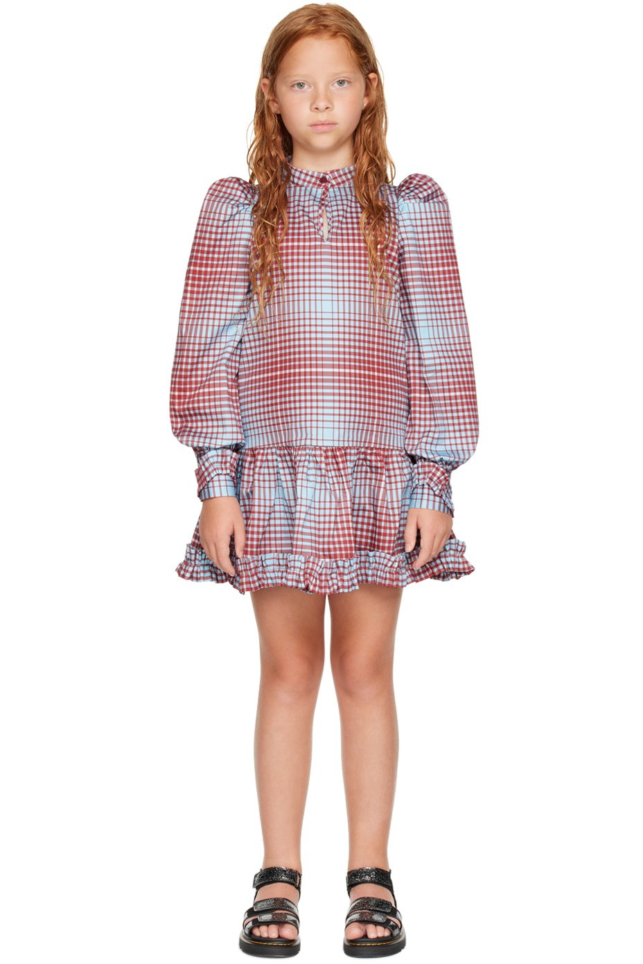Charles Jeffrey LOVERBOY - SSENSE Exclusive Kids Blue & Red Dress