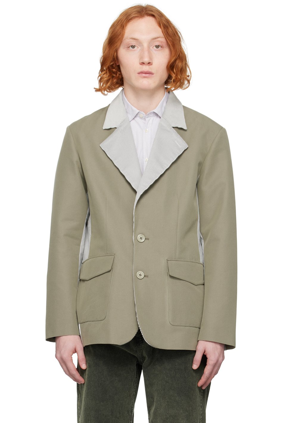 Stockholm (Surfboard) Club - Veston taupe exclusif à SSENSE