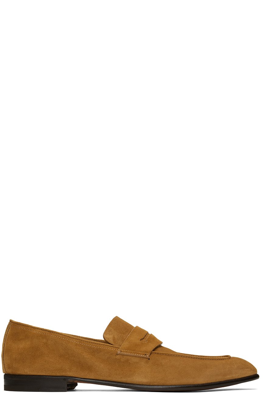 ZEGNA - Tan L'Asola Loafers