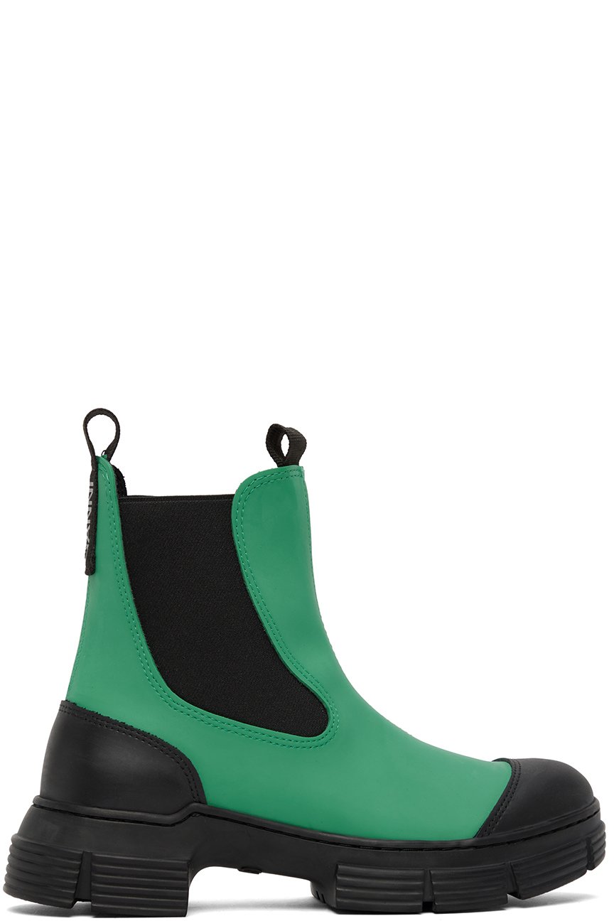 GANNI - Green City Ankle Boots