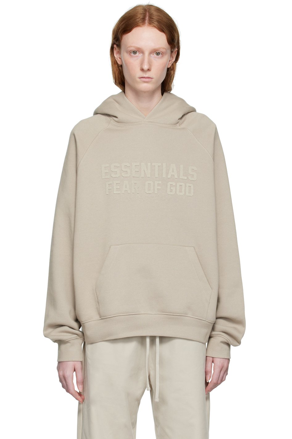 Fear of God ESSENTIALS - Gray Raglan Hoodie
