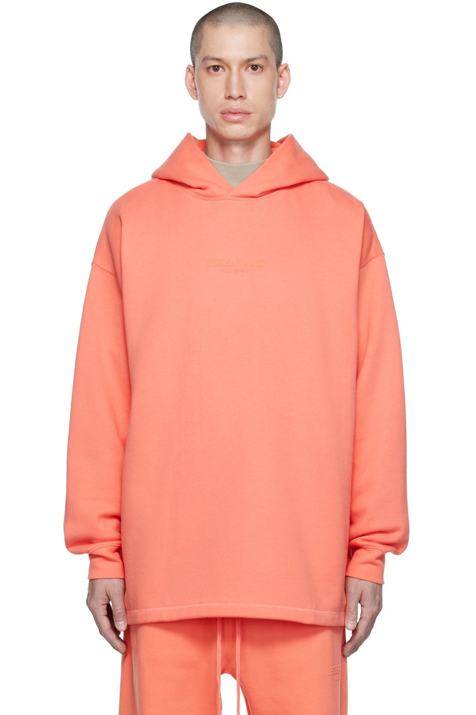 Fear of God ESSENTIALS - Pink Relaxed Hoodie