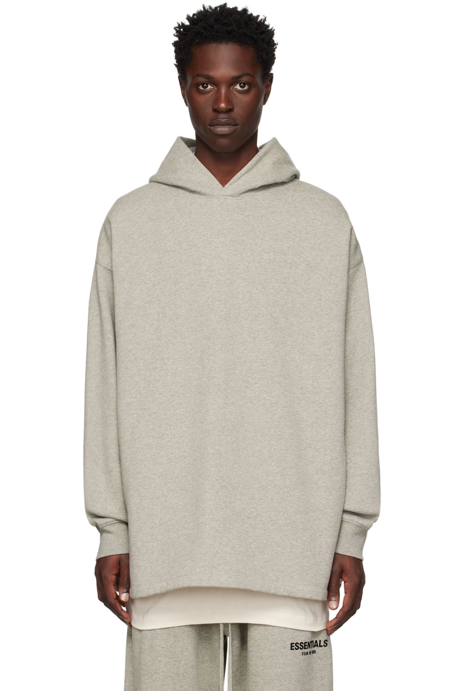 Fear of God ESSENTIALS - Gray Relaxed Hoodie
