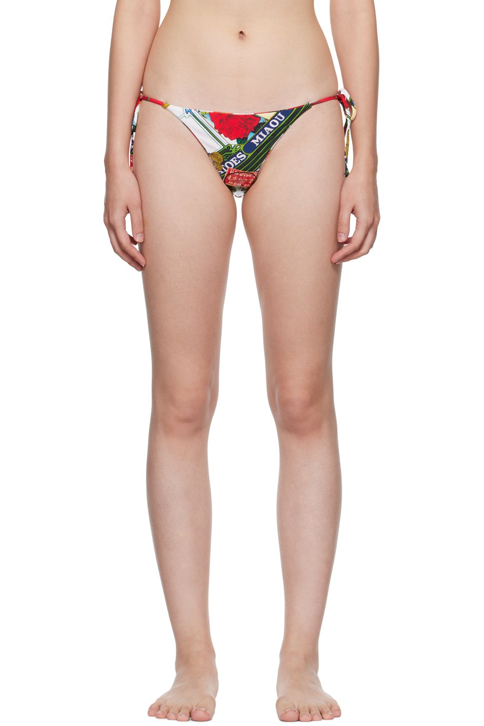 Miaou - Culotte de bikini Kauai blanche
