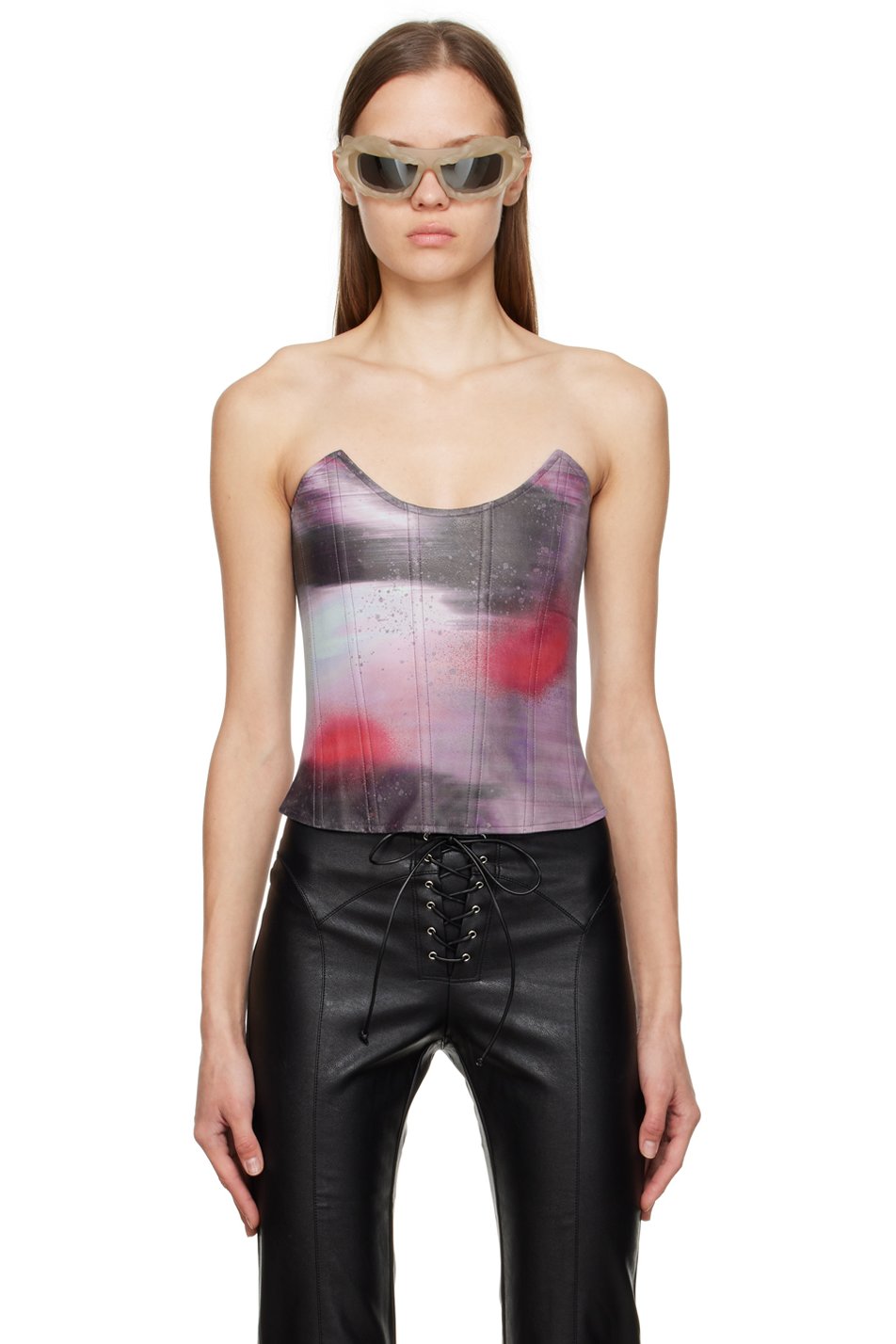 Miaou - Corset Leia mauve