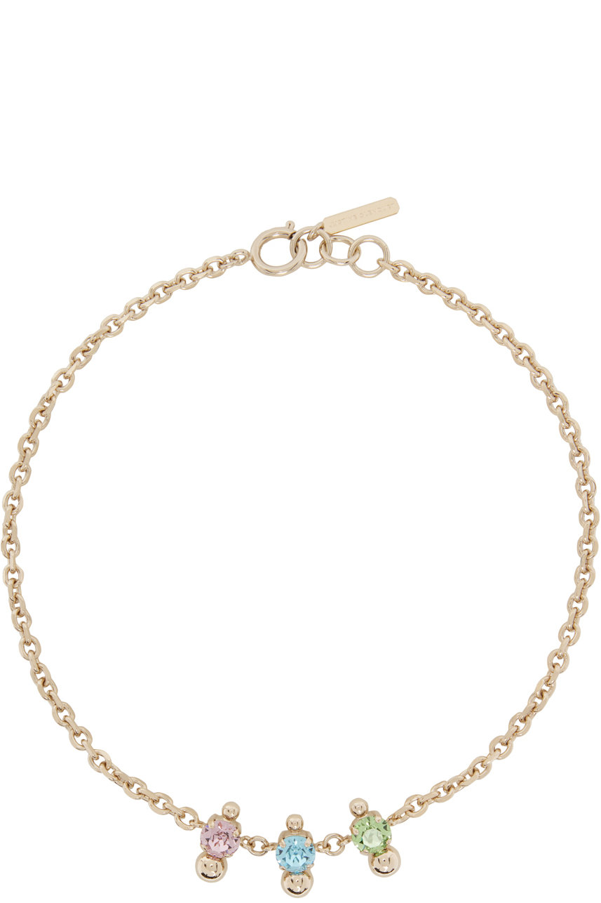 Justine Clenquet - SSENSE Exclusive Gold Chris Choker