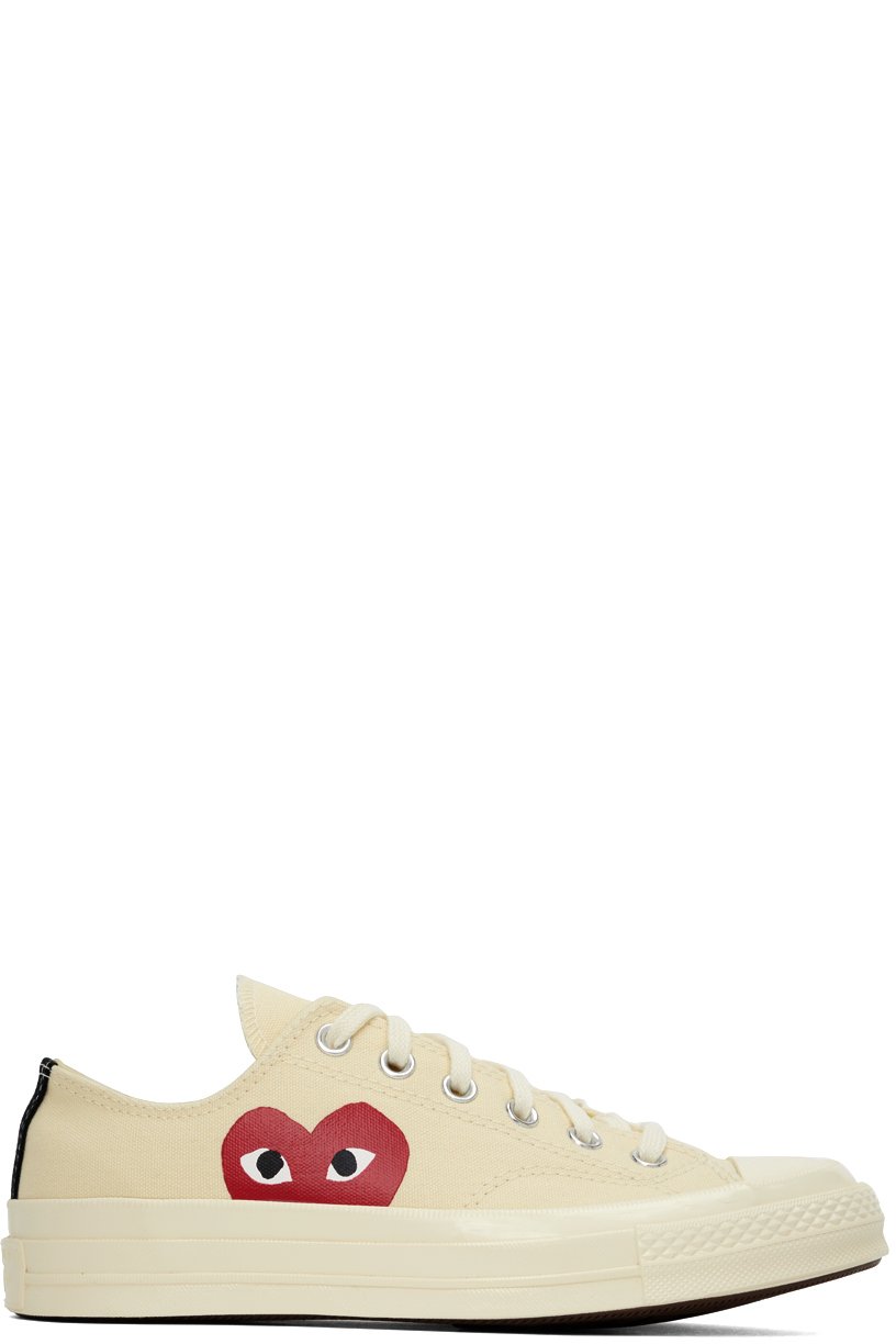 COMME des GARÇONS PLAY - Off-White Converse Edition Chuck 70 Sneakers