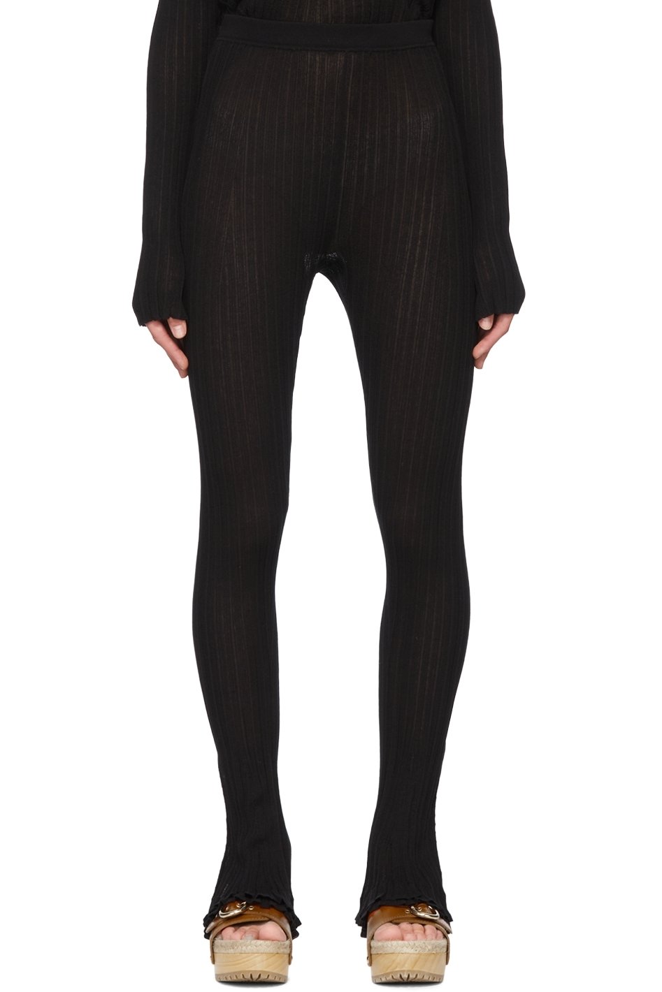 3.1 Phillip Lim - Pantalon de survêtement noir en coton