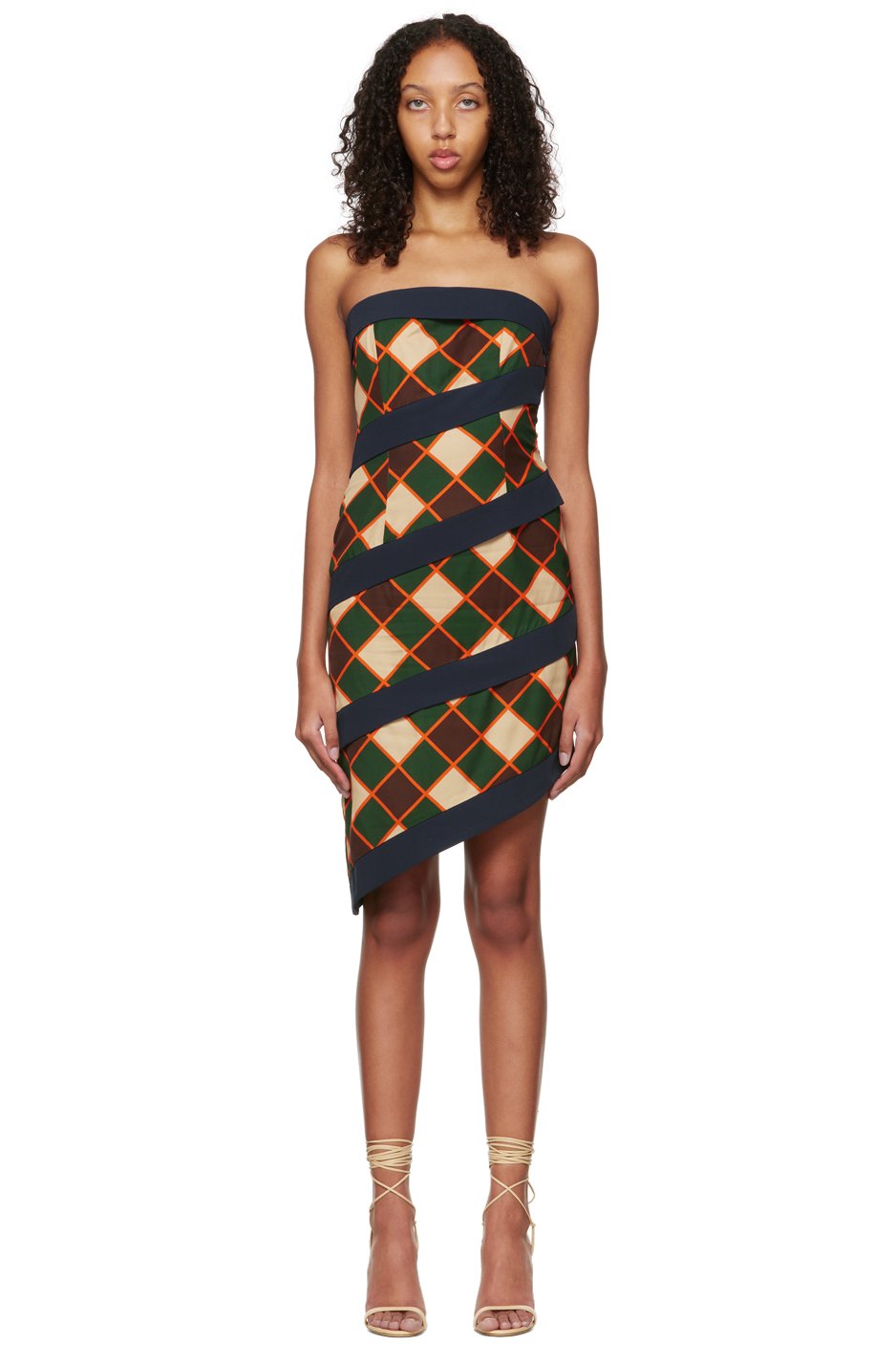 Ahluwalia - Robe courte Robyn multicolore