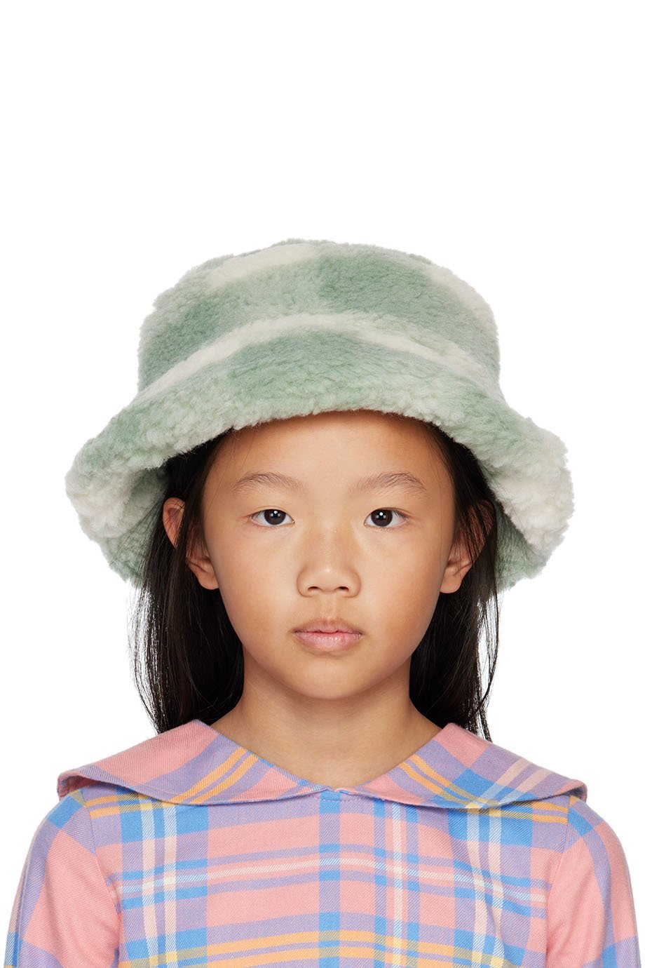 Stand Studio - Green & Off-White Wera Bucket Hat