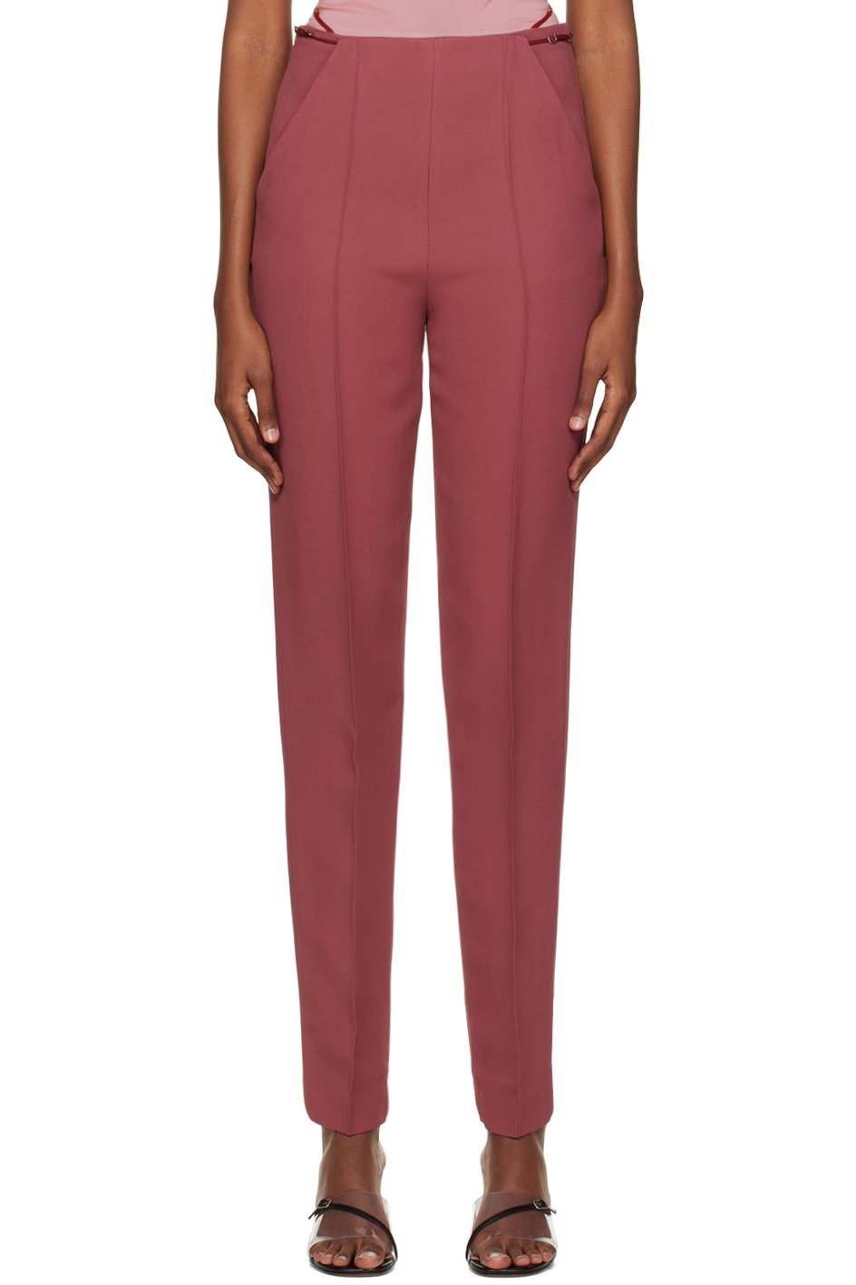 Nensi Dojaka - Pantalon ajusté rose