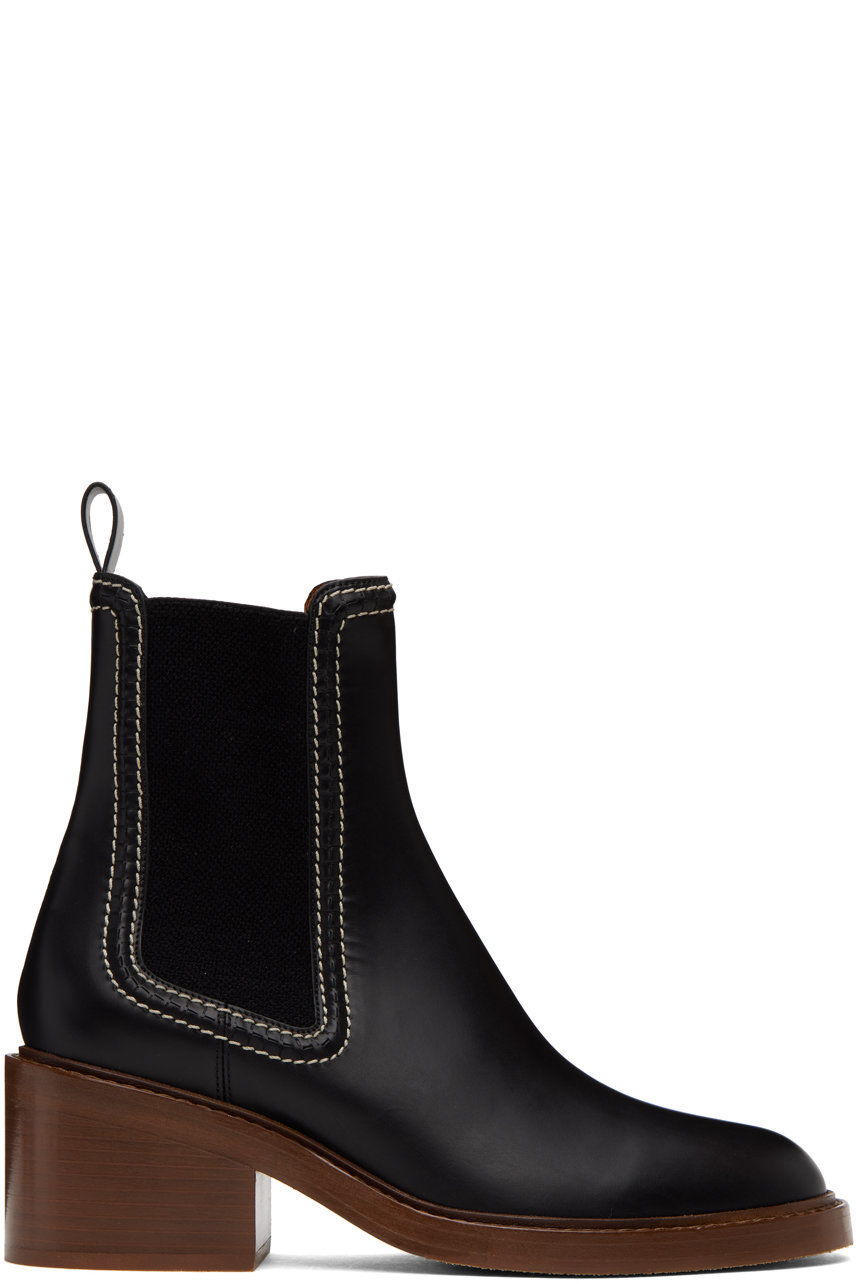 Chloé - Black Mallo Boots