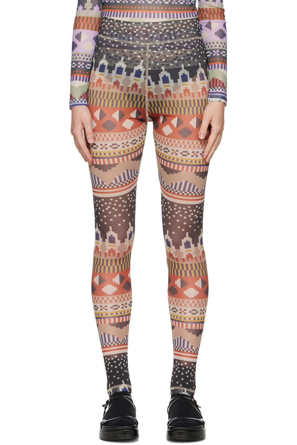 Henrik Vibskov - Legging brun exclusif à SSENSE