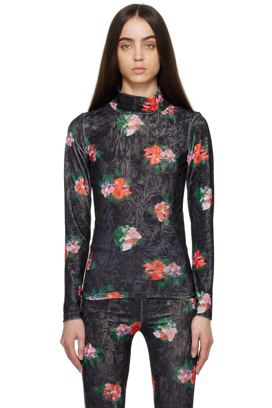 Henrik Vibskov - T-shirt à manches longues Viola noir