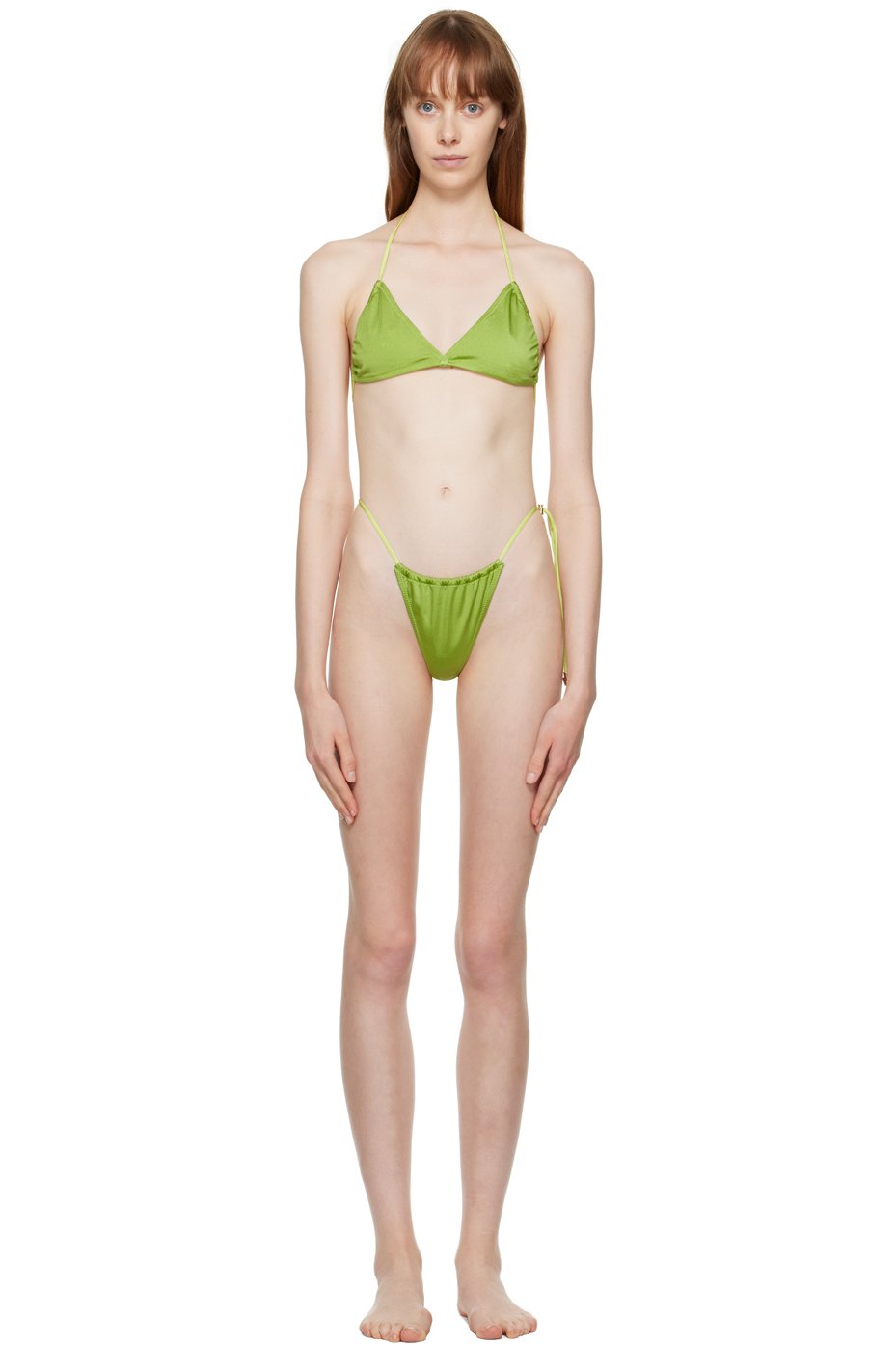 DOS SWIM - Bikini Isa & Nova vert exclusif à SSENSE