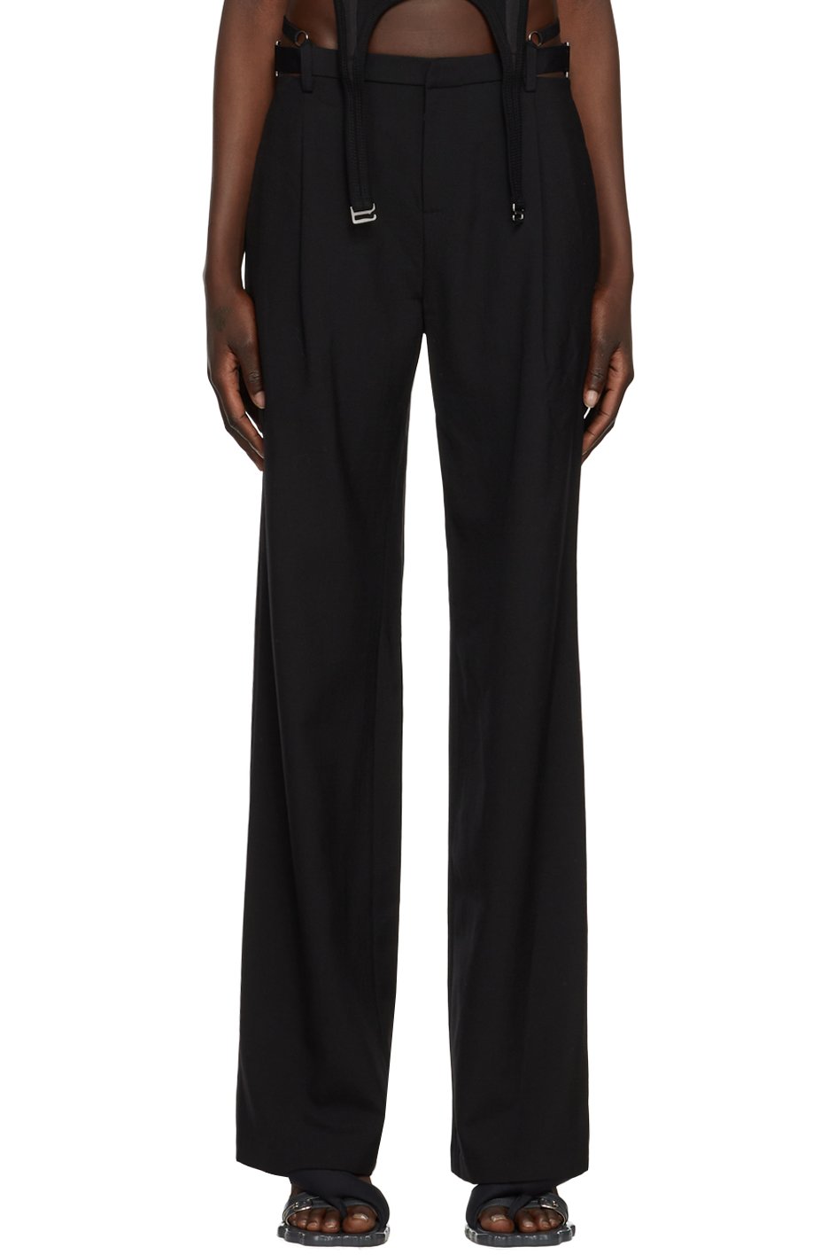 Dion Lee - Pantalon noir en laine