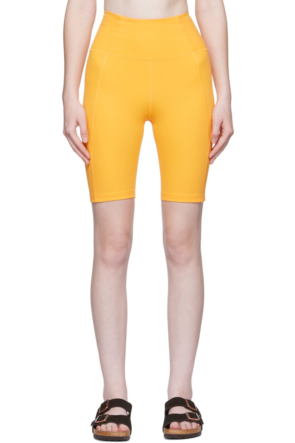 Girlfriend Collective - Cuissard taille haute orange