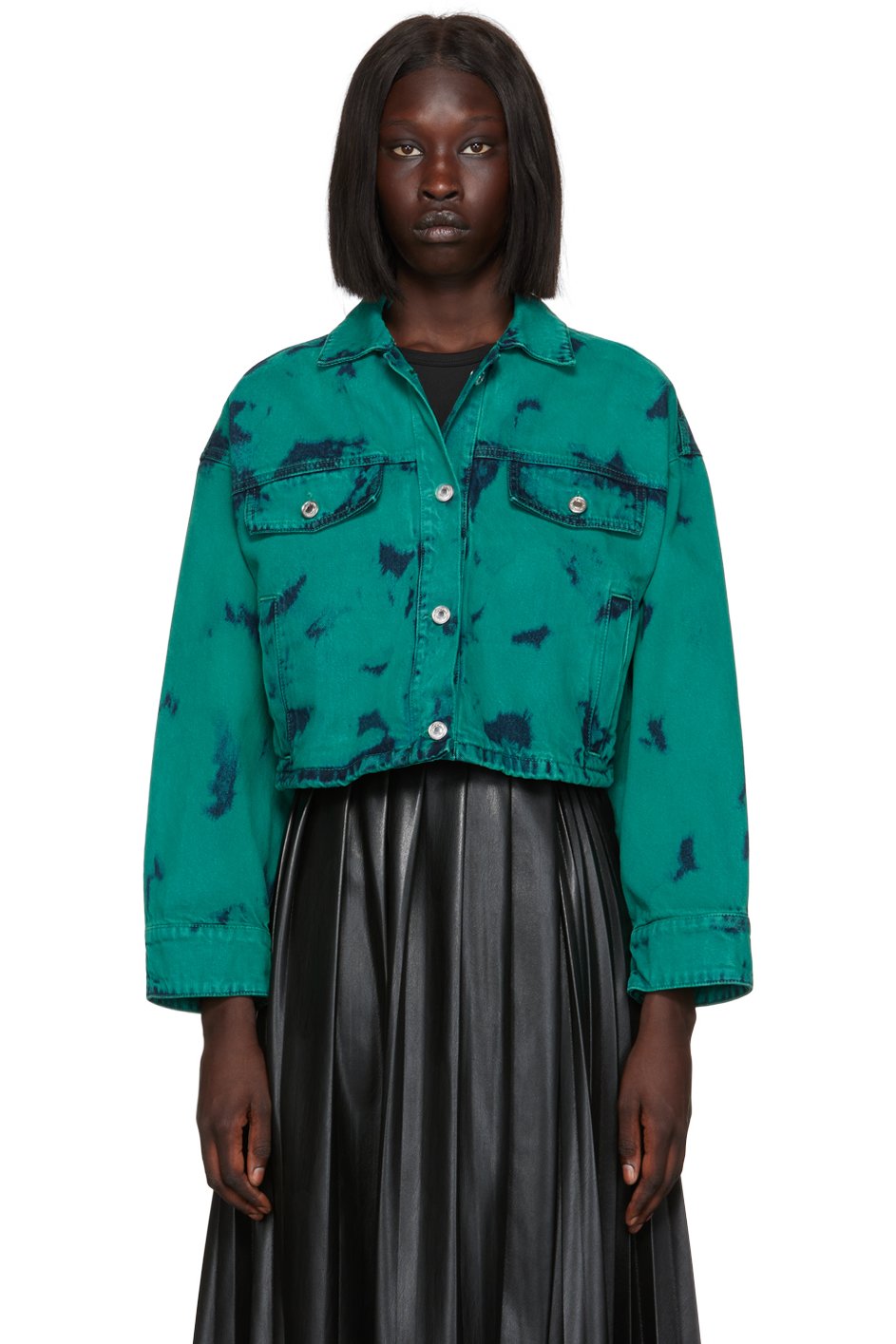 MSGM - SSENSE Exclusive Blue Denim Jacket
