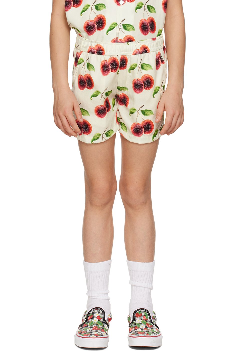 Endless Joy - Kids Off-White Rambuten Shorts