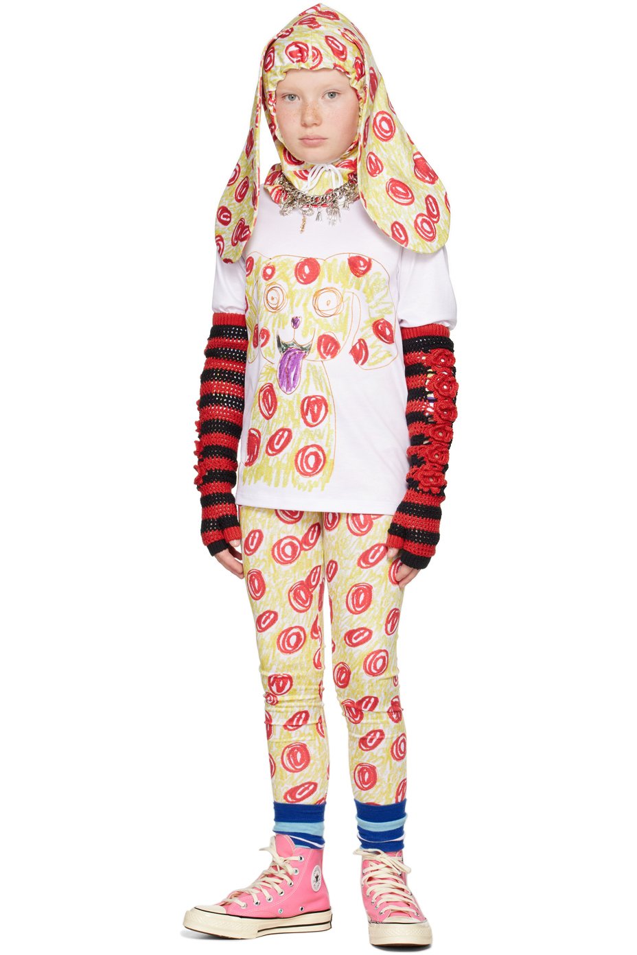 Chopova Lowena - SSENSE Exclusive Kids White Alien Puppy Costume