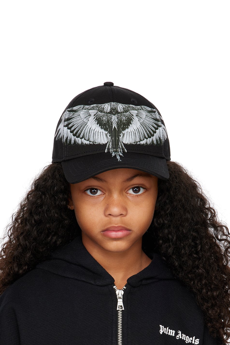Marcelo Burlon County of Milan - Kids Black Wings Icon Baseball Cap