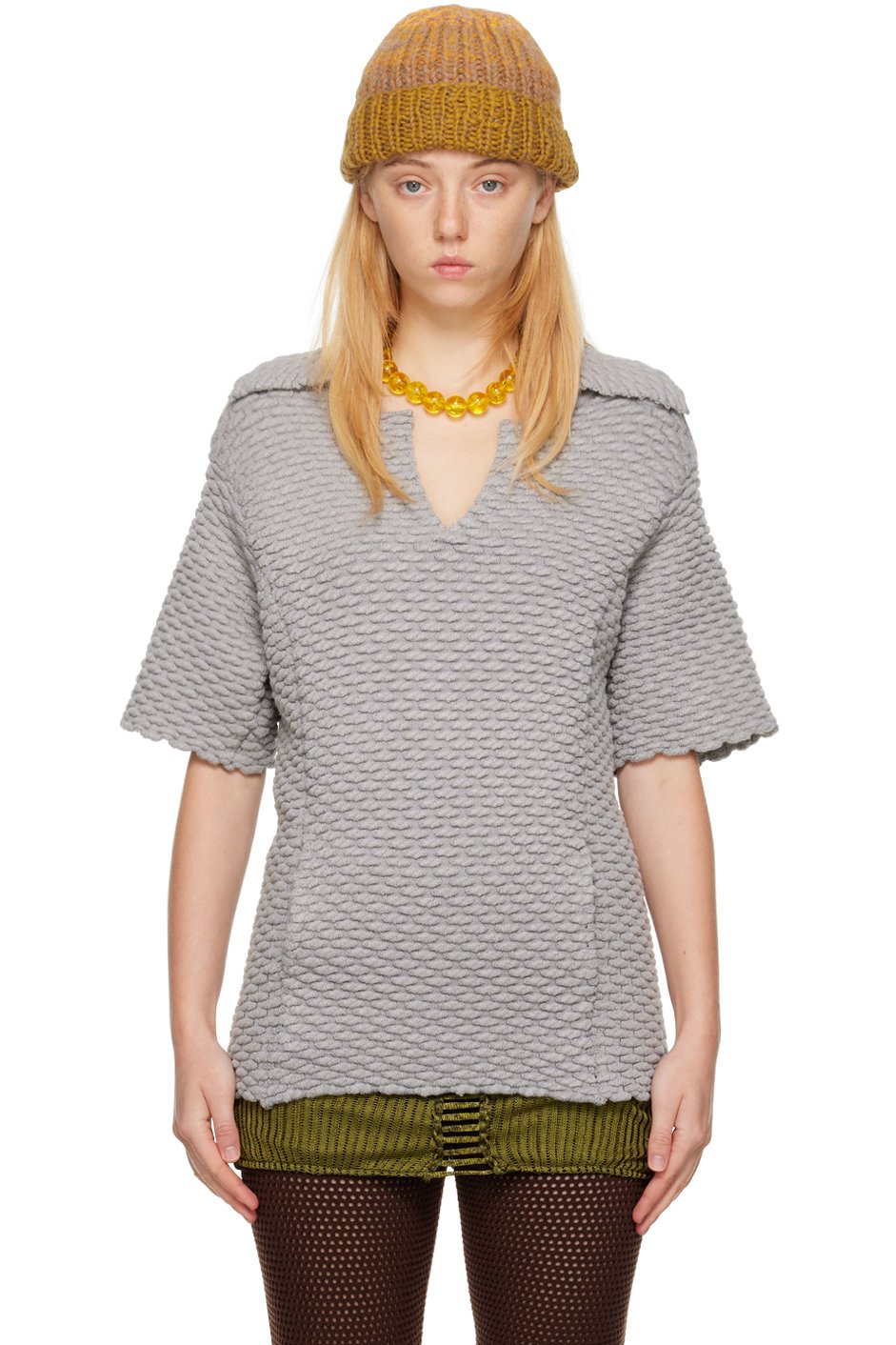 Isa Boulder - Polo Peanut gris