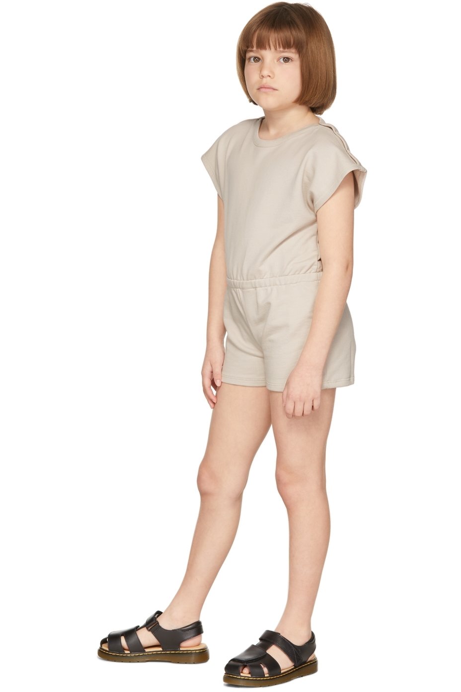 Misha & Puff - Kids Gray French Terry Romper