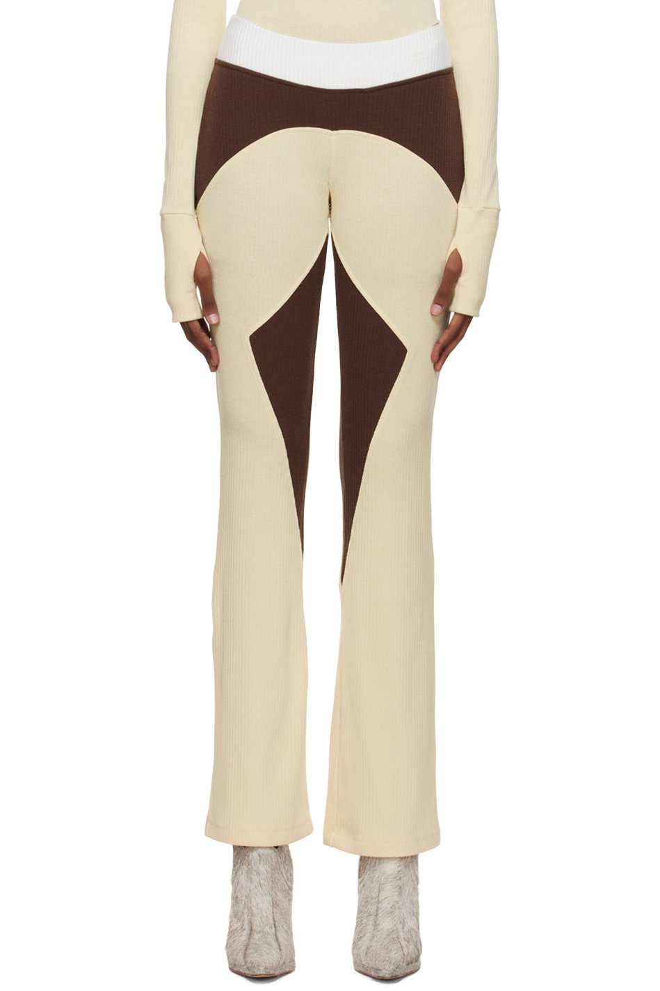 Kijun - Pantalon de survêtement graphique jaune