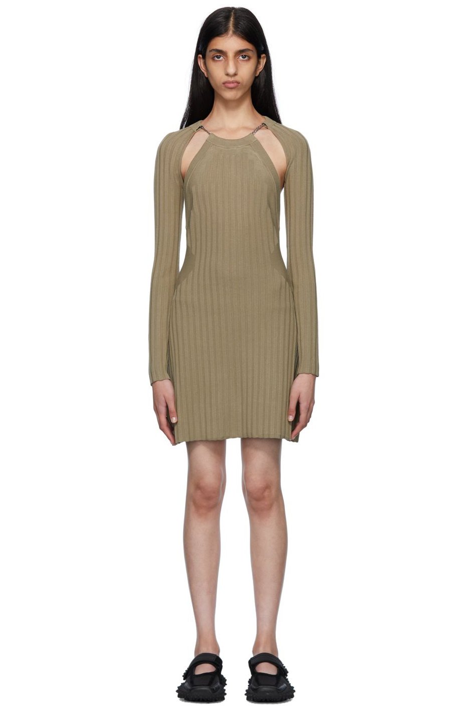 EYTYS - Robe courte Cleo kaki