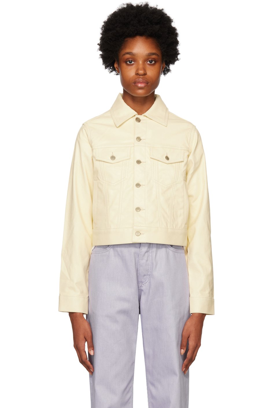 EYTYS - Blouson Buck jaune exclusif à SSENSE