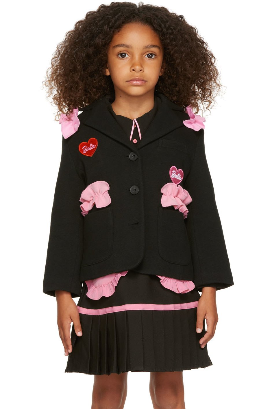 FLAKIKI - SSENSE Exclusive Kids Black Ruffled Barbie Jacket