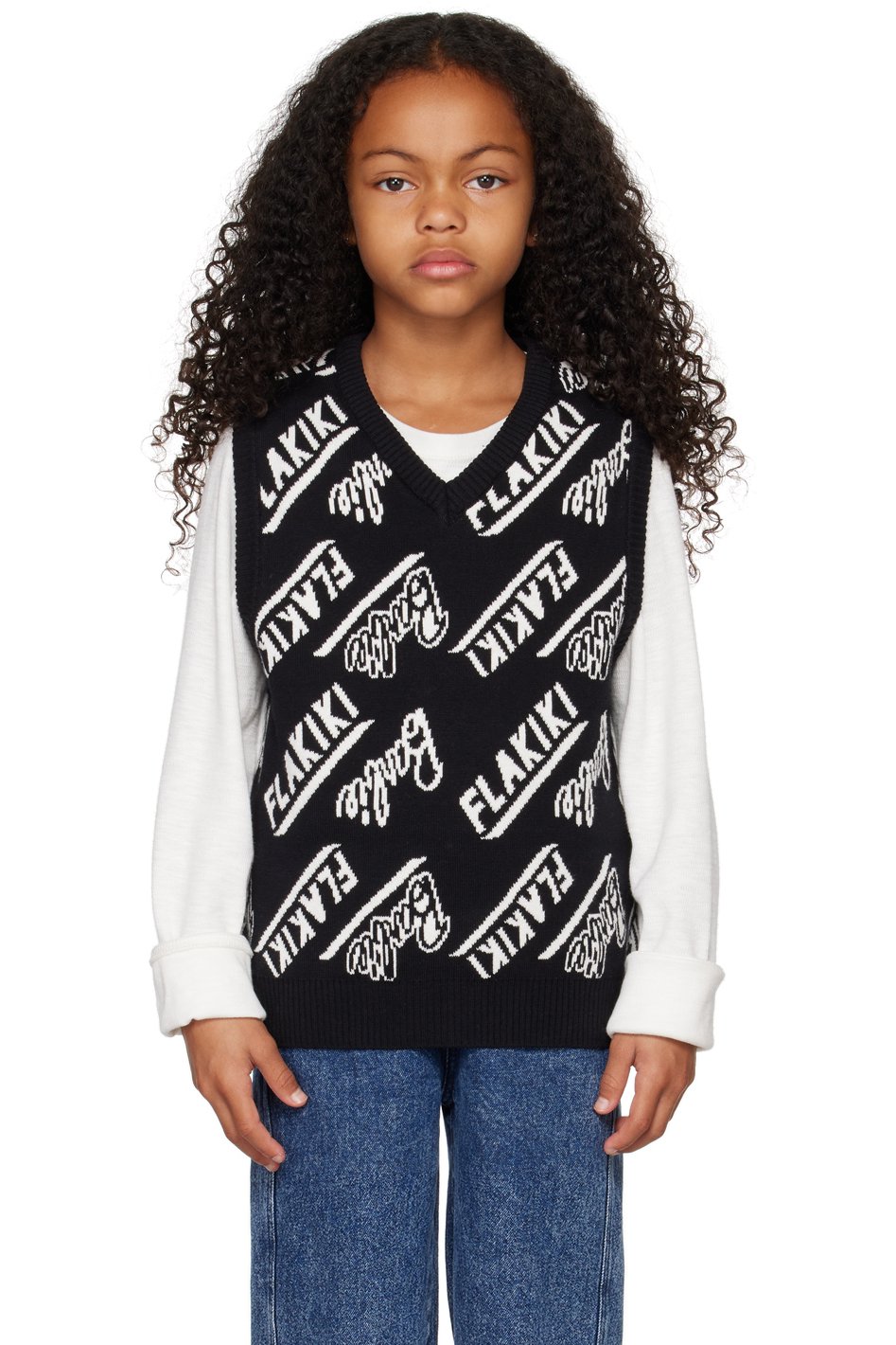 FLAKIKI - Kids Black Barbie Edition Vest